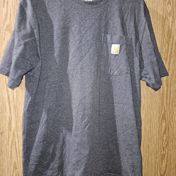 Carhartt Loose Fit Gray Men's Pocketed Shirt - Picture 1 of 3